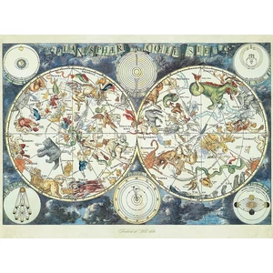 Ravensburger 16003 - Fantasztikus állatok térképe - 1500 db-os puzzle