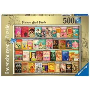 Ravensburger 16412 - Vintage szakácskönyvek, Aimee Stewart - 500 db-os puzzle