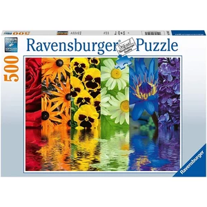 Ravensburger 16446 - Virágok tükörképpel - 500 db-os puzzle
