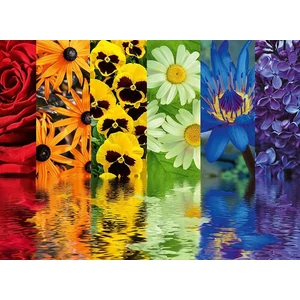 Ravensburger 16446 - Virágok tükörképpel - 500 db-os puzzle