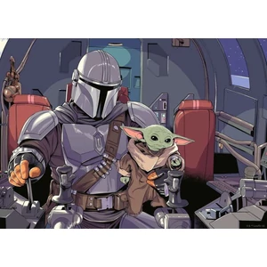 Ravensburger 16565 - Star Wars - The Mandalorian - 1000 db-os  puzzle