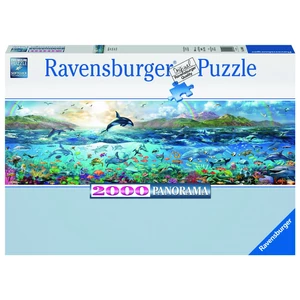 Ravensburger 16696 - Panoráma puzzle - Az óceán élővilága - 2000 db-os puzzle