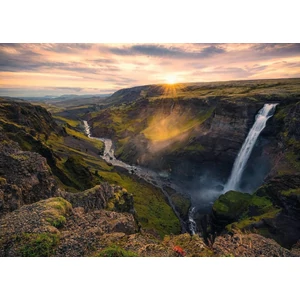 Ravensburger 16738 - Haifoss vízesés, Izland - 1000 db-os puzzle