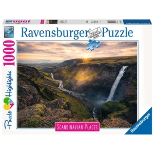 Ravensburger 16738 - Haifoss vízesés, Izland - 1000 db-os puzzle