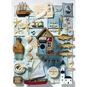 Ravensburger 16588 - Tengerparti emlékek - 500 db-os puzzle