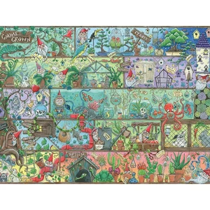 Ravensburger 16712 - Törpék a polcon - 1500 db-os puzzle