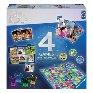 Ravensburger 23411 - Disney 100 - 4 az 1-ben játékgyűjtemény