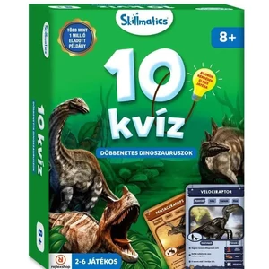 10 kvíz - Döbbenetes dinoszauruszok társasjáték (136762)