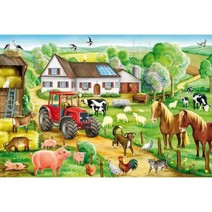 Schmidt 56003 - Merry Farmyard - 100 db-os puzzle