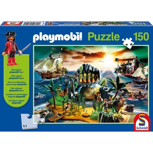 Schmidt 56020 - Playmobil puzzle - Pirateninsel - 150 db-os puzzle