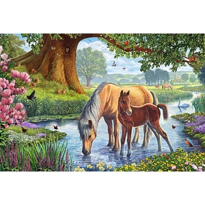 Schmidt 56161 - Pferde am Bach  - 150 db-os puzzle