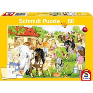 Schmidt 56205 - Fun at the Riding Stables - 60 db-os puzzle