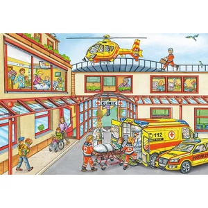 Schmidt 56215 - Fire Brigade and Police - 3 x 24 db-os puzzle