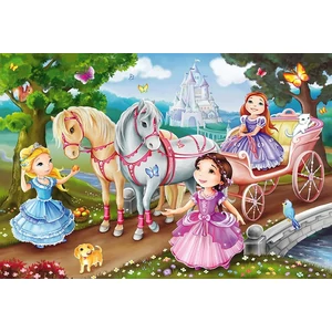 Schmidt 56217 - Fairytale Princesses - 3 x 24 db-os puzzle