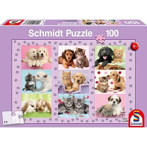 Schmidt 56268 - My Animal Friends - 100 db-os puzzle