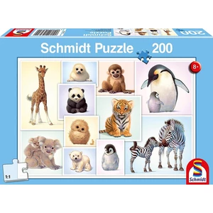 Schmidt 56270 - Baby Animals of the Wild - 200 db-os puzzle