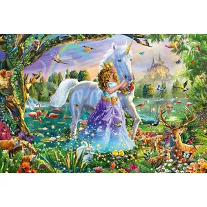 Schmidt 56307 - Princess, Unicorn and Castle - 150 db-os puzzle