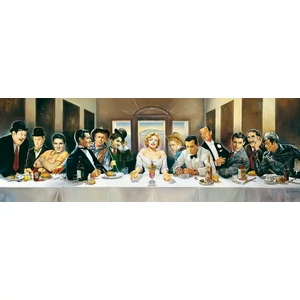 Schmidt 57291 - Panoráma puzzle - Dinner der Berühmten, Renato Casaro - 1000 db-os puzzle