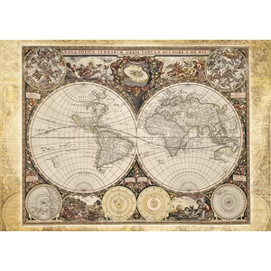 Schmidt 58178 - Historical map of the world - 2000 db-os puzzle