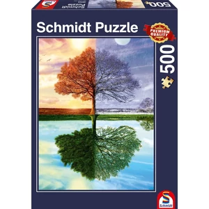 Schmidt 58223 - Jahreszeiten-Baum - 500 db-os puzzle