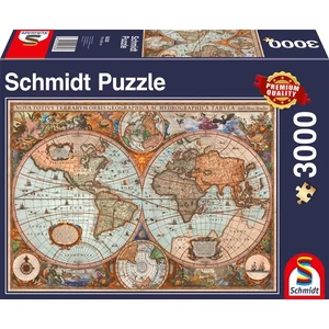 Schmidt 58328 - Ancient World Map - 3000 db-os puzzle