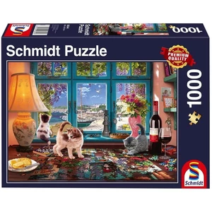 Schmidt 58344 - Puzzlers Desk - 1000 db-os puzzle