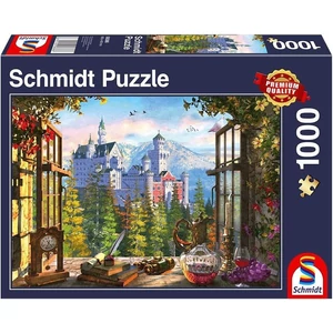 Schmidt 58386 - View of the Fairytale Castle - 1000 db-os puzzle