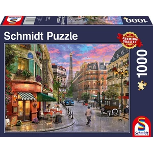 Schmidt 58387 - Street to the Eiffel Tower - 1000 db-os puzzle