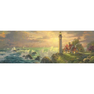 Schmidt 59477 - Panoráma puzzle - Lighthouse Seascape, Kinkade - 1000 db-os puzzle