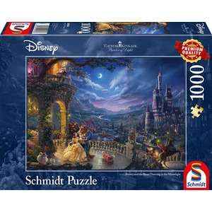Schmidt 59484 - Disney - Beauty and the Beast - Dance in the Moonlight, Kinkade - 1000 db-os puzzle