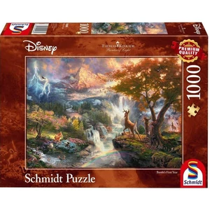 Schmidt 59486 - Disney - Bambi, Kinkade - 1000 db-os puzzle