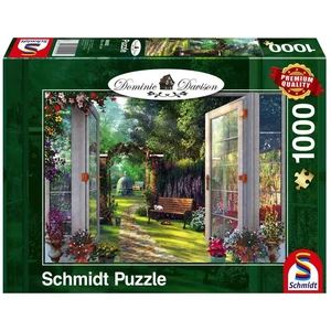 Schmidt 58206 - View of the Enchanted Garden, Dominic Davison - 1000 db-os puzzle