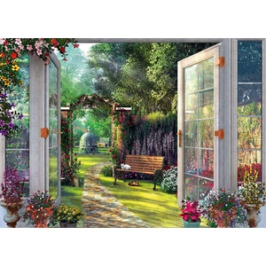 Schmidt 58206 - View of the Enchanted Garden, Dominic Davison - 1000 db-os puzzle
