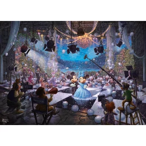 Schmidt 57595 - Disney - 100 éves évforduló ünneplése, Thomas Kinkade - 1000 db-os puzzle