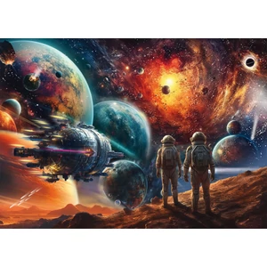 Schmidt 58536 - Cosmos Multicolore, Journey into Space, Michele Farella - 1000 db-os puzzle