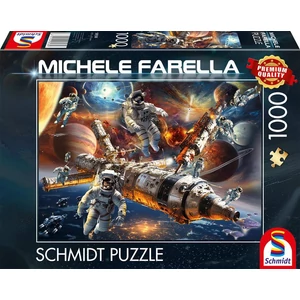 Schmidt 58538 - Galactic Magic, Weightless in Space, Michele Farella - 1000 db-os puzzle