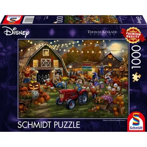 Schmidt 58048 - Mickey and Minnie Pumpkin Festival