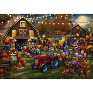 Schmidt 58048 - Mickey and Minnie Pumpkin Festival, Thomas Kinkade - 1000 db-os puzzle