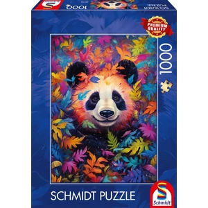 Schmidt 59781 - Panda in a rainbow-coloured forest - 1000 db-os puzzle