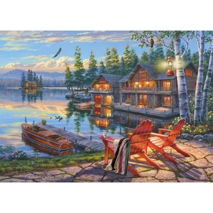 Schmidt 58530 - The banks of Loon Lake, New York - 1000 db-os puzzle