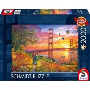 Schmidt 59773 - Walking to the Golden Gate Bridge, Thomas Kinkade - 2000 db-os puzzle