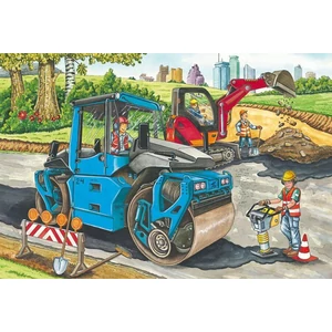 Schmidt 56520 - My Favorite Construction Vehicles - 3 x 48 db-os puzzle
