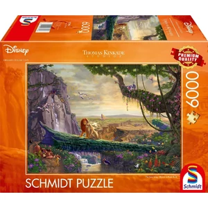 Schmidt 57396 - Disney - The Lion King - Return to Pride Rock, Thomas Kinkade - 6000 db-os puzzle