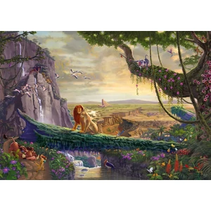 Schmidt 57396 - Disney - The Lion King - Return to Pride Rock, Thomas Kinkade - 6000 db-os puzzle
