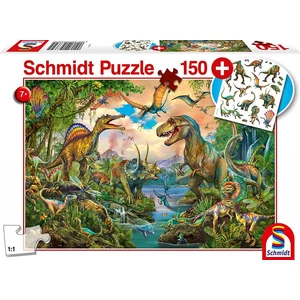 Schmidt 56332 - Wild dinosaurs - 150 db-os puzzle