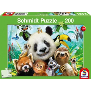 Schmidt 56359 - Animal fun - 200 db-os puzzle