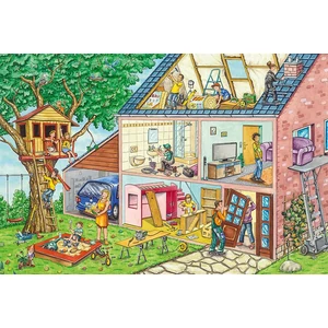Schmidt 56375 - Busy Workmen - 40 db-os puzzle játék szerszámokkal