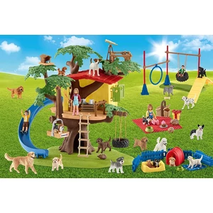 Schmidt 56403 - Farm World - Happy Dogs - 40 db-os Schleich puzzle figurával