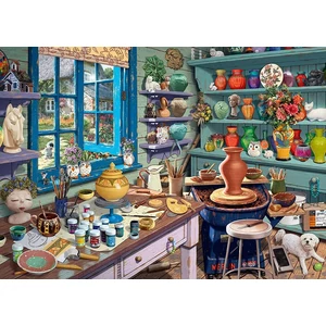 Schmidt 59656 - Artist studio - 1000 db-os Secret puzzle
