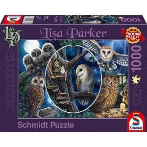 Schmidt 59667 - Mysterious owls, Lisa Parker - 1000 db-os puzzle